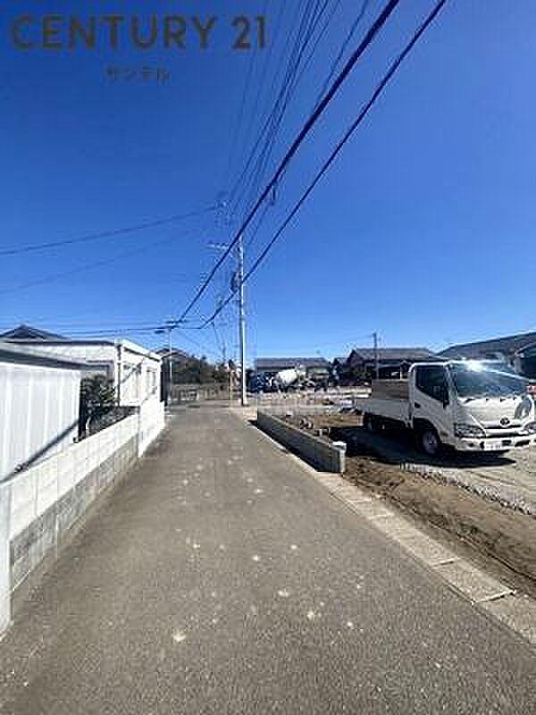 前面道路です!
