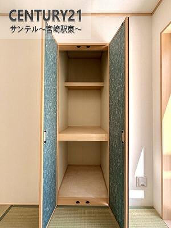 和室収納です。布団などの収納に活用できます。