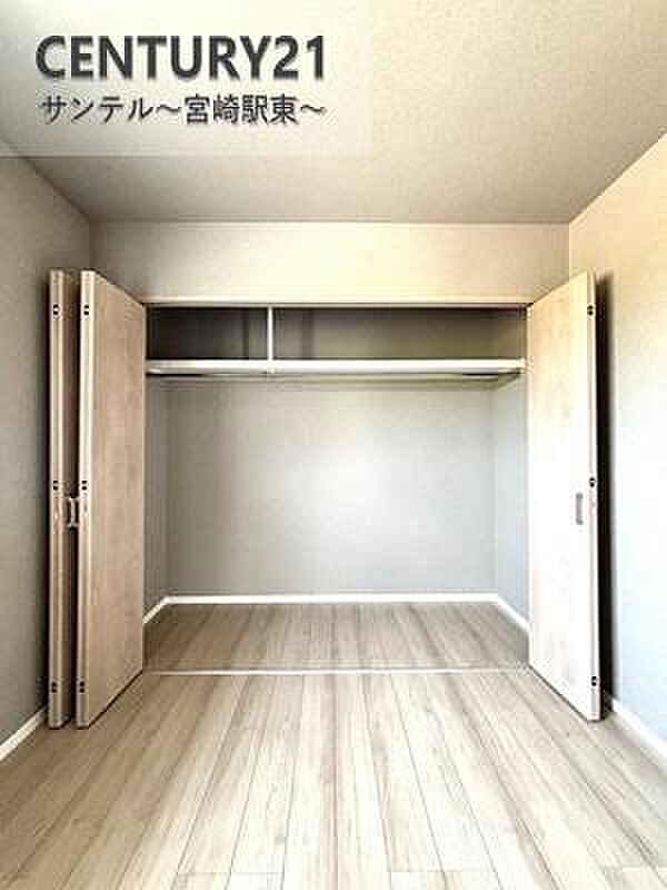 大容量のクローゼットです!整理整頓しやすいです!