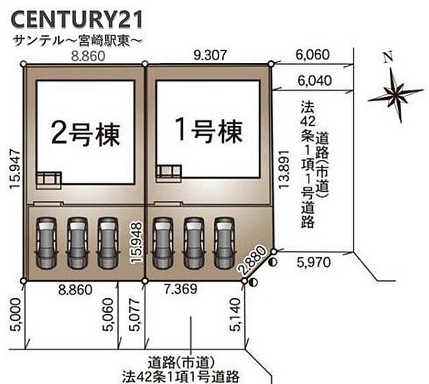 全体区画図です。