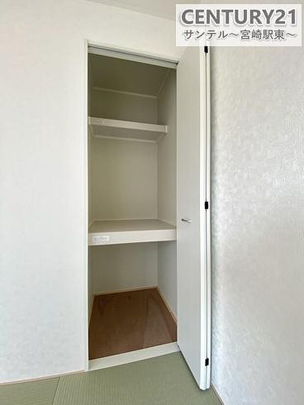 和室収納です。布団などの収納に活用できます。