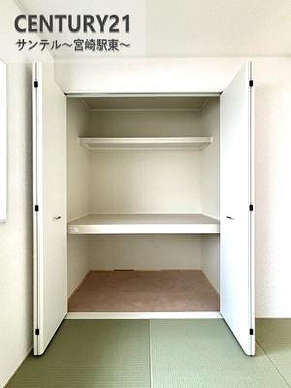 和室収納です。布団などの収納に活用できます。