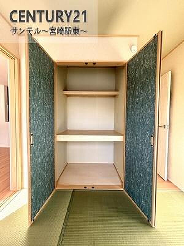 和室収納です。布団などの収納に活用できます。