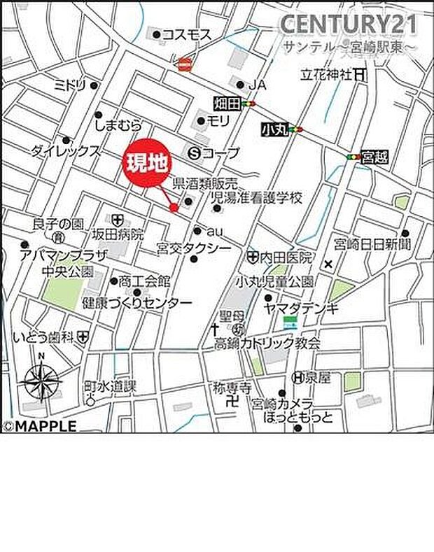 現地案内図です♪