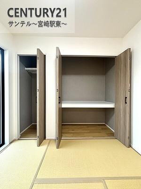 和室収納です。布団などの収納に活用できます。