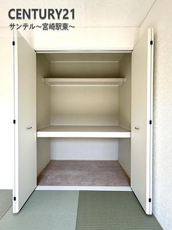 和室収納です。布団などの収納に活用できます。