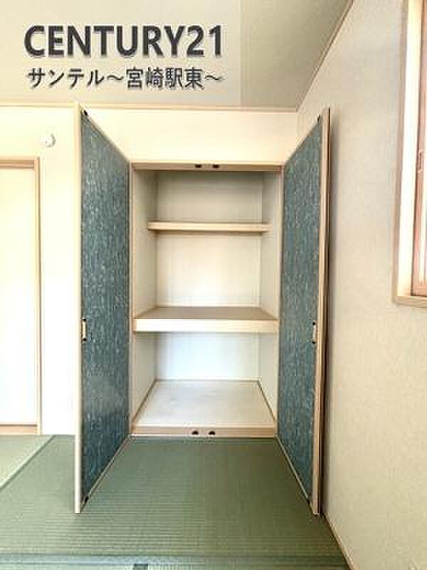 和室収納です。布団などの収納に活用できます。