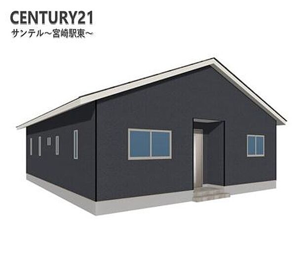 完成イメージです！カッコいい外観パースです。