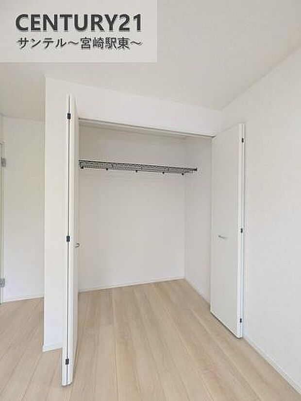 大容量のクローゼットです！整理整頓しやすいです！