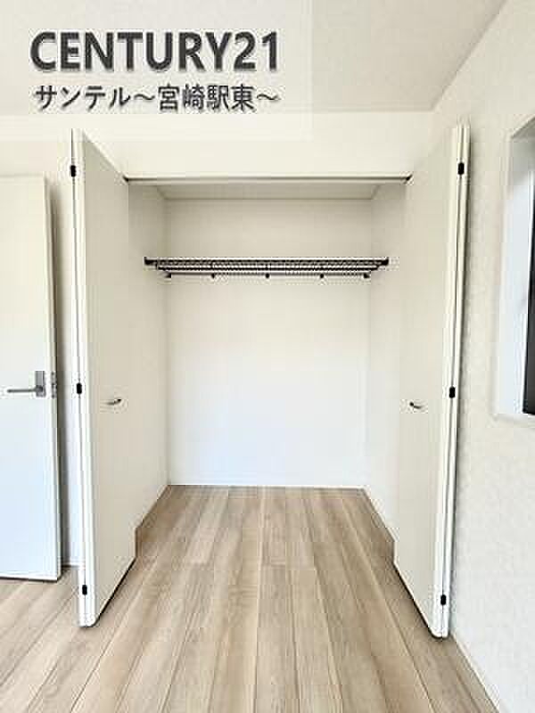 大容量のクローゼットです!整理整頓しやすいです!