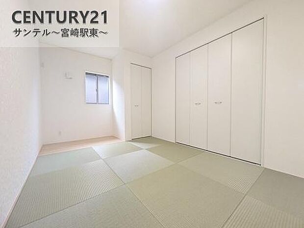 リビング横の和室です！リビングに隣接しているので普段は解放しご来客の際は客間として利用できます(^^♪