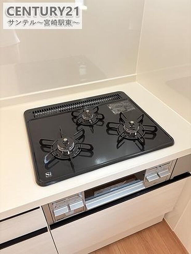 同仕様写真(キッチン)ガスコンロ※モデル写真でございます。色や配置の相違がある場合がございます。