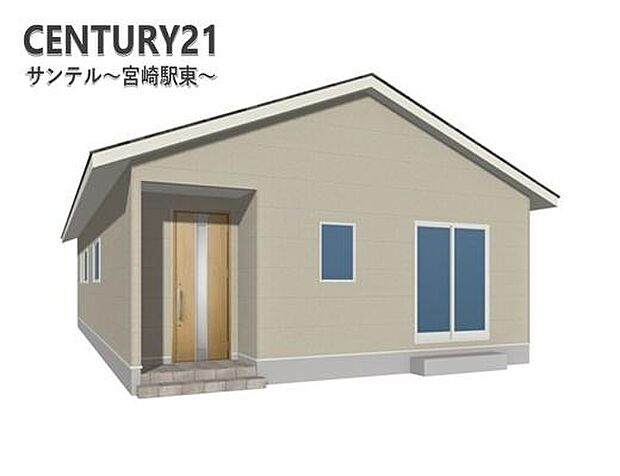 1号棟完成イメージです！カッコいい外観パースです。