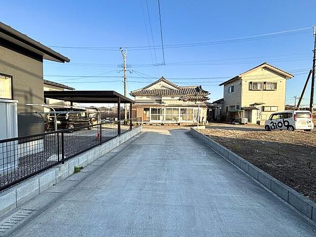 共有道路です。