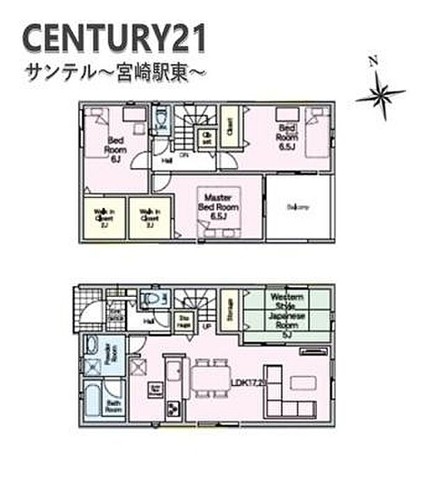 2号棟です！4LDKで余裕のある間取りです♪豊富な収納スペースを完備。便利な家事室、さらに水回りを集中させた毎日の生活を楽にする、使い勝手の良い間取りとなっております♪