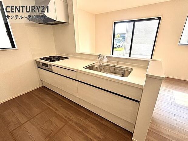 同仕様写真(キッチン)ガスコンロ※モデル写真でございます。色や配置の相違がある場合がございます。