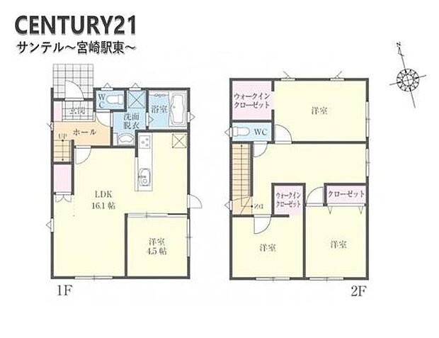 4LDKで余裕のある間取りです♪明るく広々としたリビングで、各居室には収納もあり、とても使いやすい間取りです♪