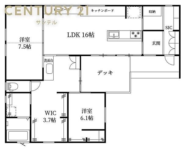 間取り：345000043237
