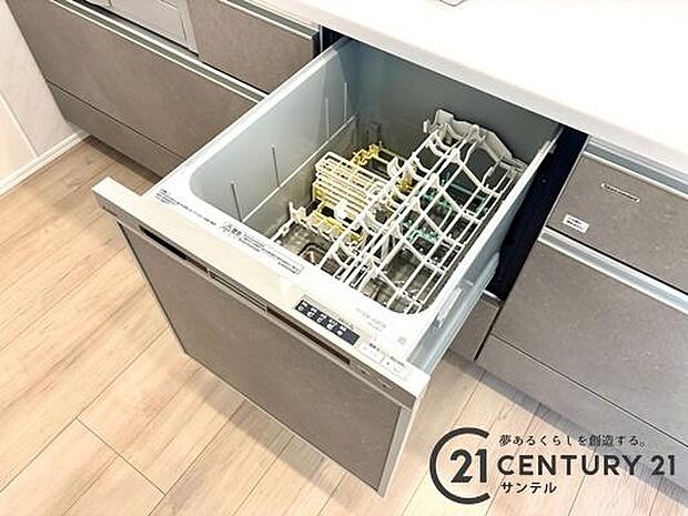 食洗器付きで家事の負担が軽減できます。