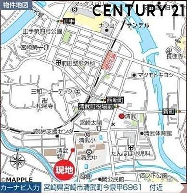 現地案内図です♪