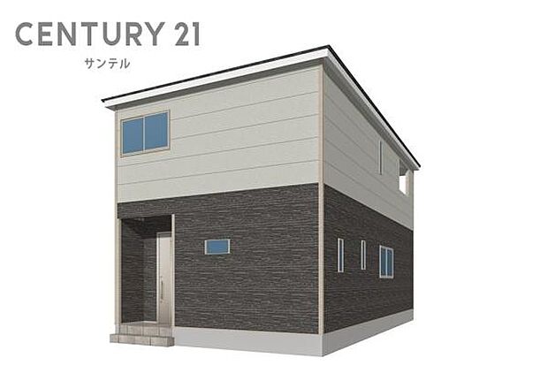 1号棟のパース画像です。