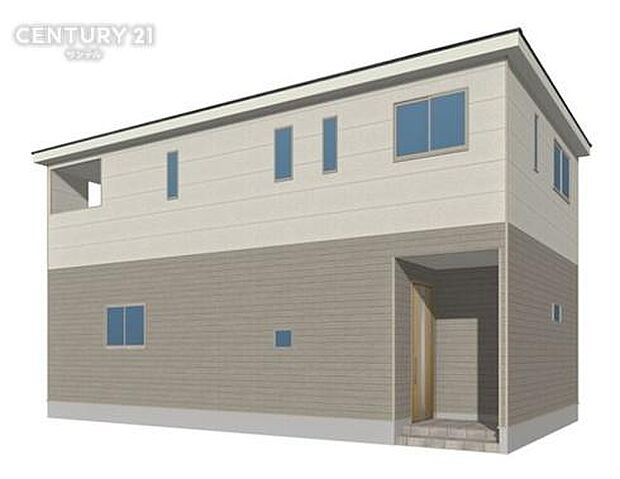 1号棟の完成予想図です。