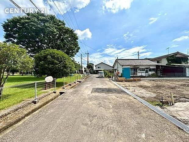 前面道路の写真です。