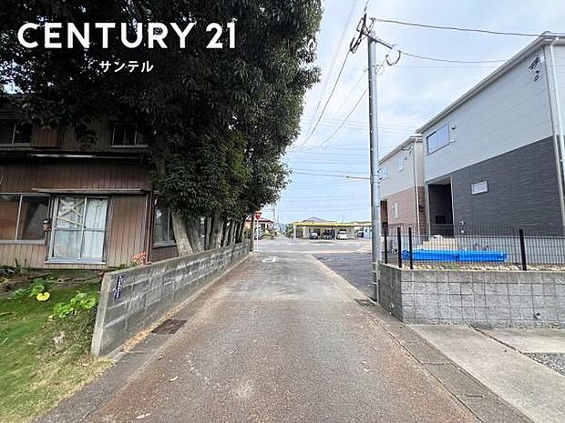 前面道路の写真です。