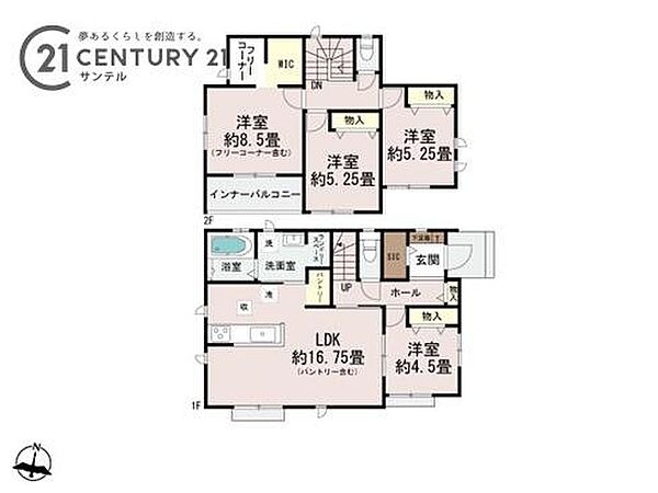 間取りを拡大表示