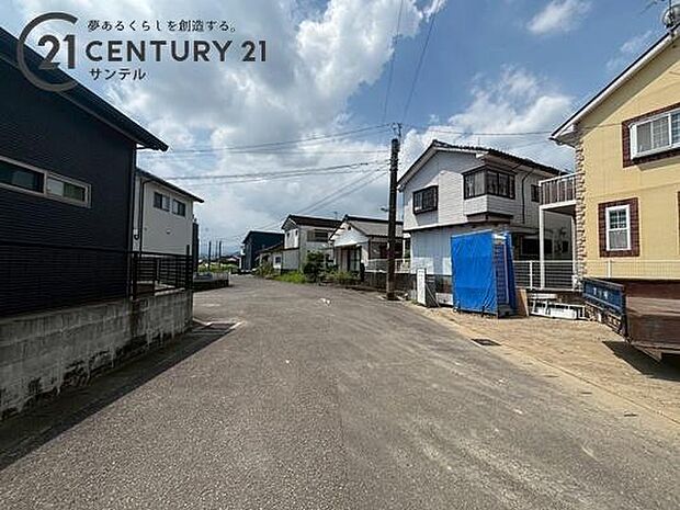 前面道路の写真です。