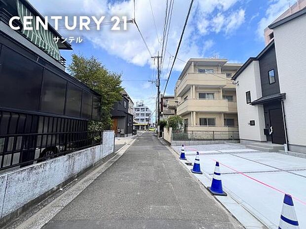 前面道路の写真です。