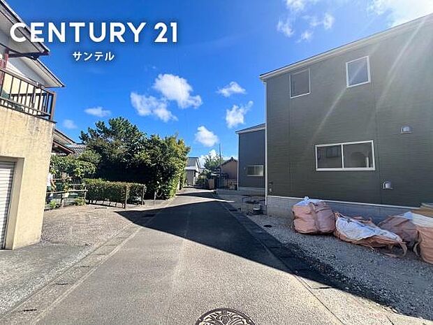 前面道路の写真です。