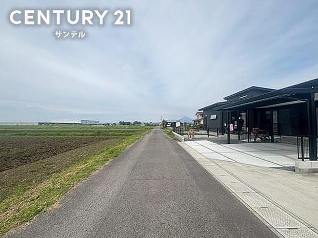 前面道路の写真です。