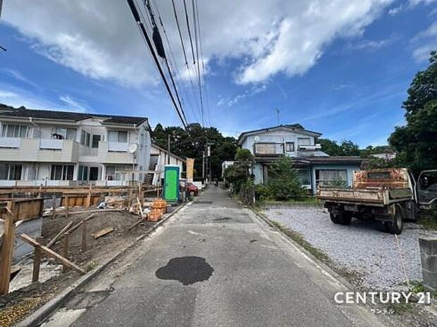 前面道路の写真です。