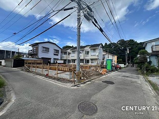 前面道路の写真です。