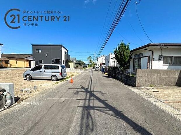前面道路の写真です。