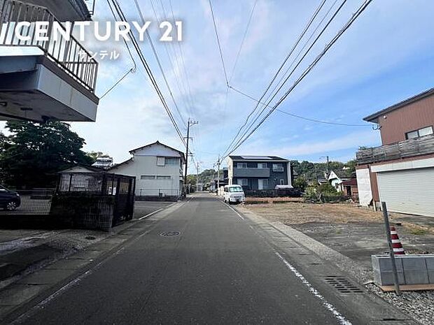 前面道路の写真です。