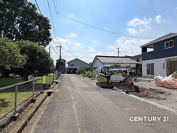 前面道路の写真です。