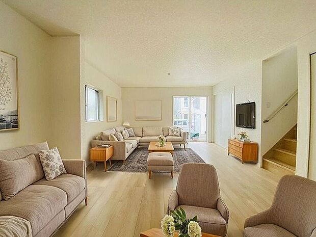 本画像はCGで作成しており、実際に現地に家具は置かれておりません。また、価格に家具は含まれておりません。