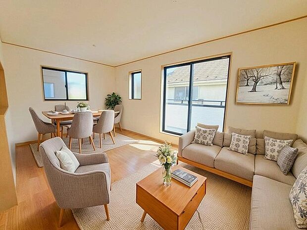 本画像はCGで作成しており、実際に現地に家具は置かれておりません。また、価格に家具は含まれておりません。 