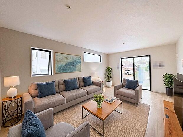 本画像はCGで作成しており、実際に現地に家具は置かれておりません。また、価格に家具は含まれておりません。 