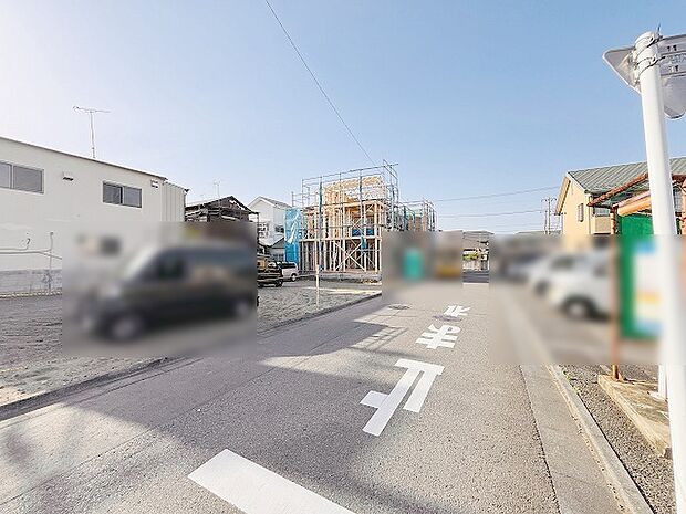 周辺は住宅が建ち並ぶ閑静な住宅街です。 