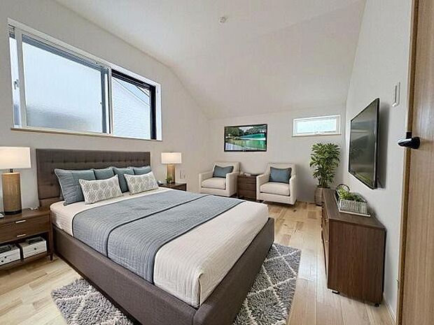 本画像はCGで作成しており、実際に現地に家具は置かれておりません。また、価格に家具は含まれておりません。 