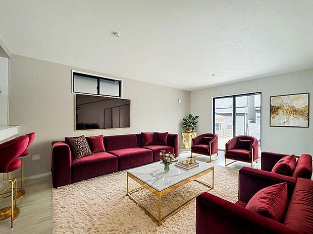 本画像はCGで作成しており、実際に現地に家具は置かれておりません。また、価格に家具は含まれておりません。