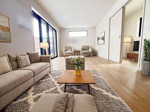 本画像はCGで作成しており、実際に現地に家具は置かれておりません。また、価格に家具は含まれておりません。 