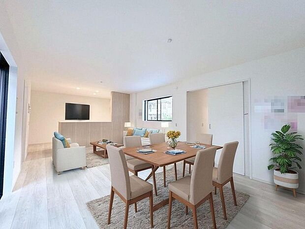 本画像はCGで作成しており、実際に現地に家具は置かれておりません。また、価格に家具は含まれておりません。