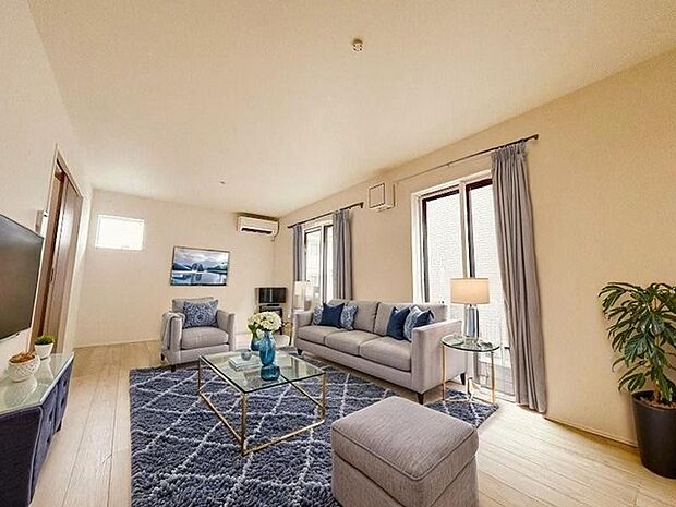 本画像はCGで作成しており、実際に現地に家具は置かれておりません。また、価格に家具は含まれておりません。