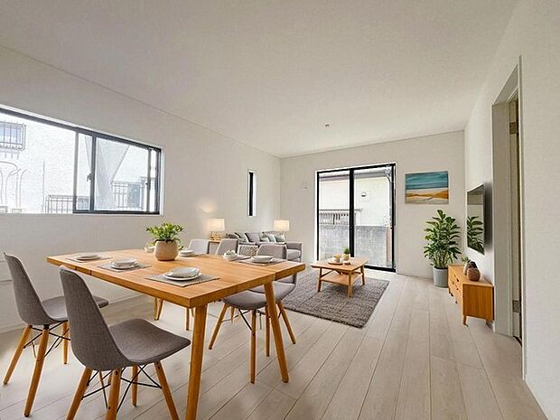 本画像はCGで作成しており、実際に現地に家具は置かれておりません。また、価格に家具は含まれておりません。