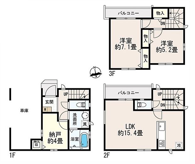 正しく管理するとフローリングは長持ち、全室洋室のプランは最近のスタンダード 