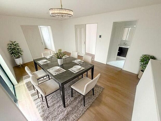 本画像はCGで作成しており、実際に現地に家具は置かれておりません。また、価格に家具は含まれておりません。 